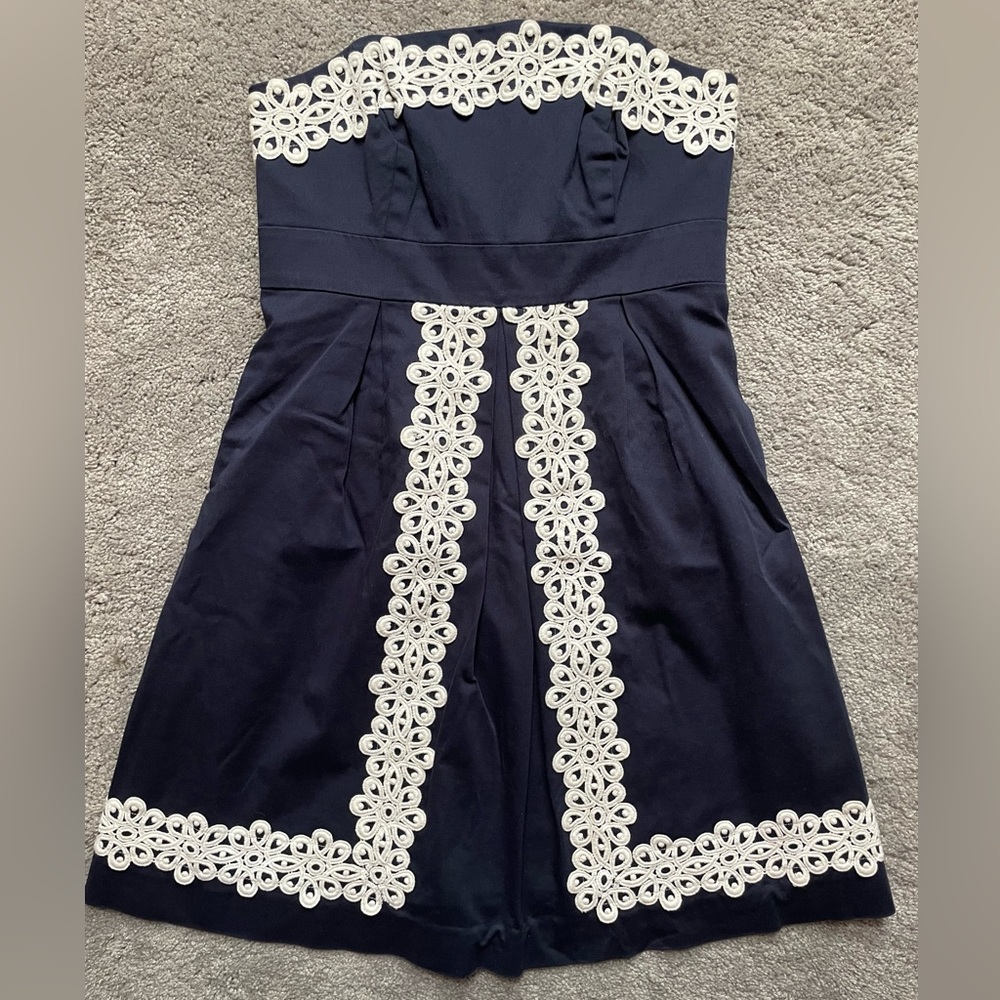 Lilly Pulitzer Navy & White Dress